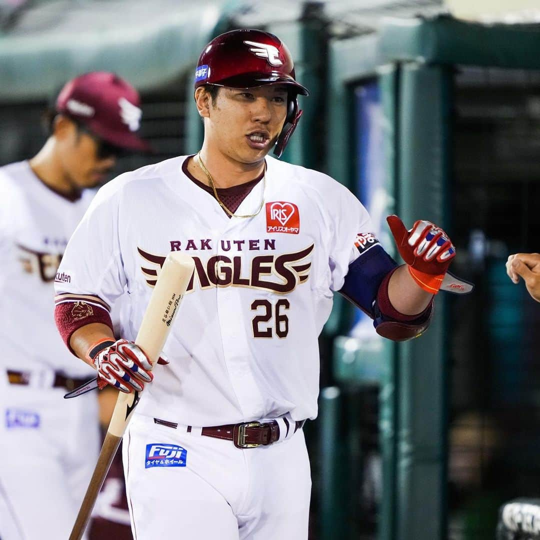 東北楽天ゴールデンイーグルスさんのインスタグラム写真 - (東北楽天ゴールデンイーグルスInstagram)「⚾️  ⚾️E 2-3 DB⚾️ 2回に浅村選手が9号ソロを放って幸先よく先制‼️‼️ しかし4回に2点を失い逆転されてしまうと 最後はあと1点及ばずに交流戦初戦を落とす。 浅村選手は9回にも10号ソロを放つ活躍🔥 投げては先発の則本選手が6回2失点(自責点0)の力投⚾️ 2番手の内選手と3番手の安樂選手が1回無失点👍🏼  #鷲が掴む #rakuteneagles #浅村栄斗 #則本昂大 #太田光 #内星龍 #安樂智大  #炭谷銀仁朗」5月30日 21時57分 - rakuten_eagles