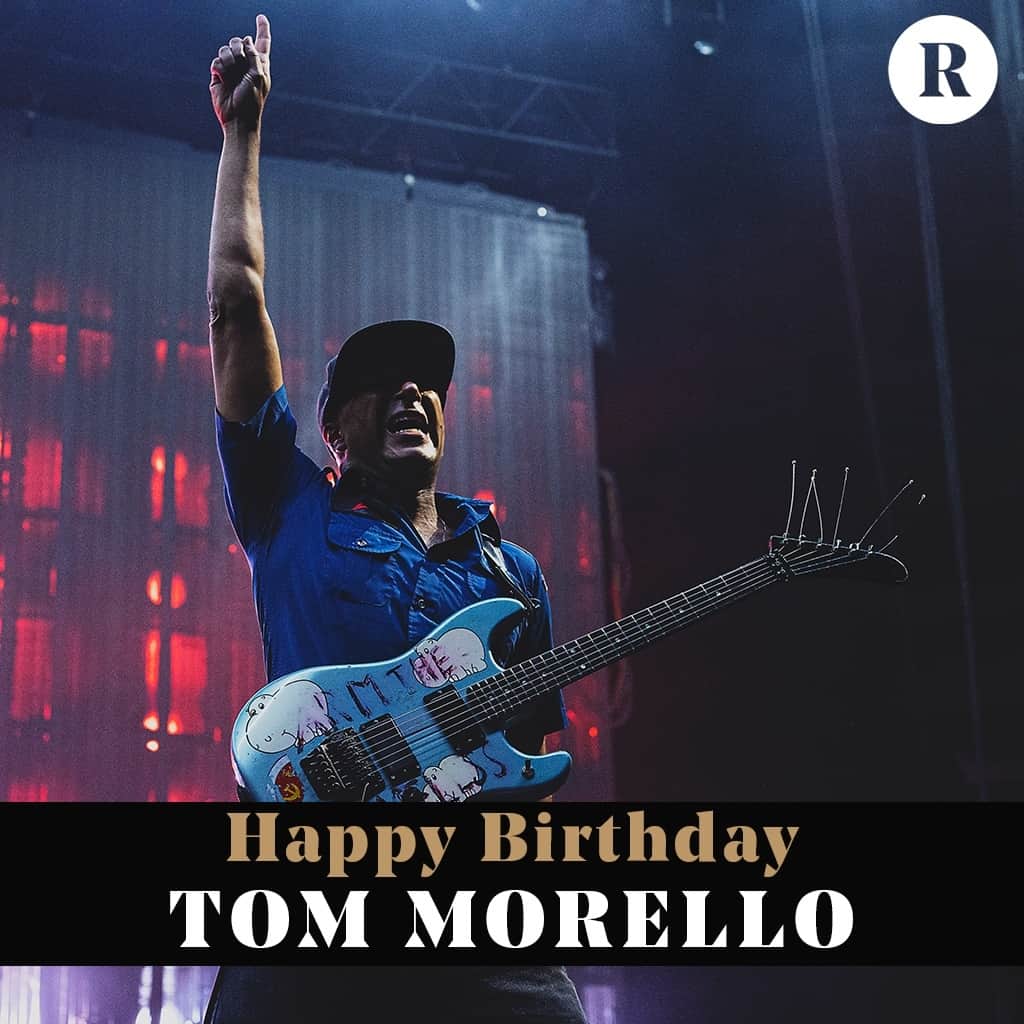 Revolverのインスタグラム：「🎂 Happy birthday, Tom Morello !⁠ ⁠ What's your favorite Rage Against The Machine riff?⁠ 📷: @azu.photo」
