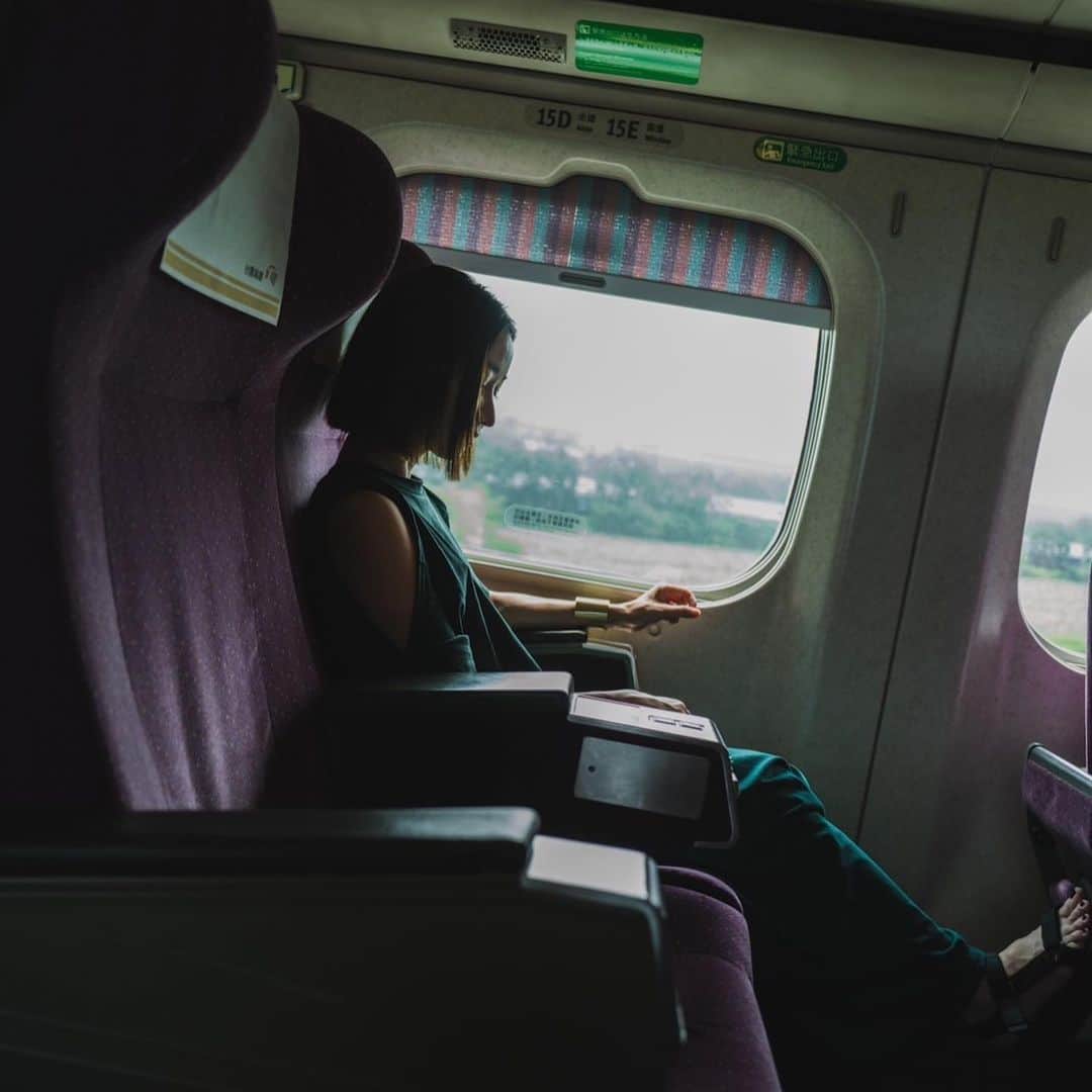 のインスタグラム：「・ 初めての台南。 初めての高速鉄道🚄  #台湾#台南#高速鉄道#takiicotrip #leicaq2」
