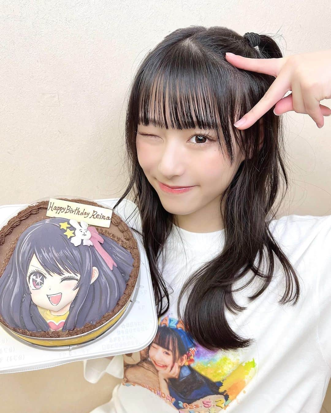 山崎玲奈さんのインスタグラム写真 - (山崎玲奈Instagram)「アイちゃんケーキ🎂💕  誕生日に、毎年お母さんが用意してくれるの~！ 可愛いすぎて食べれないっ🌟  ・ #キャラケーキ#オーダーケーキ#オーダーメイドケーキ#アニメケーキ#推しの子#アイ#星野アイ#アニメオタク#oshinoko#hoshinoai#aihoshino#アニメ好き」5月30日 22時43分 - yamazaki_reina