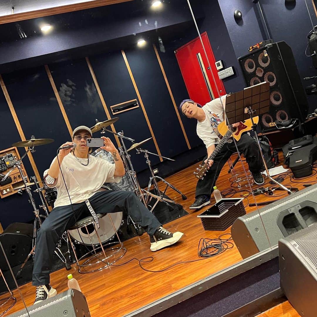 MIHIRO 〜マイロ〜のインスタグラム：「6/4マダゲラ 1 Liveリハーサル快調  #live #mhirosdiner」