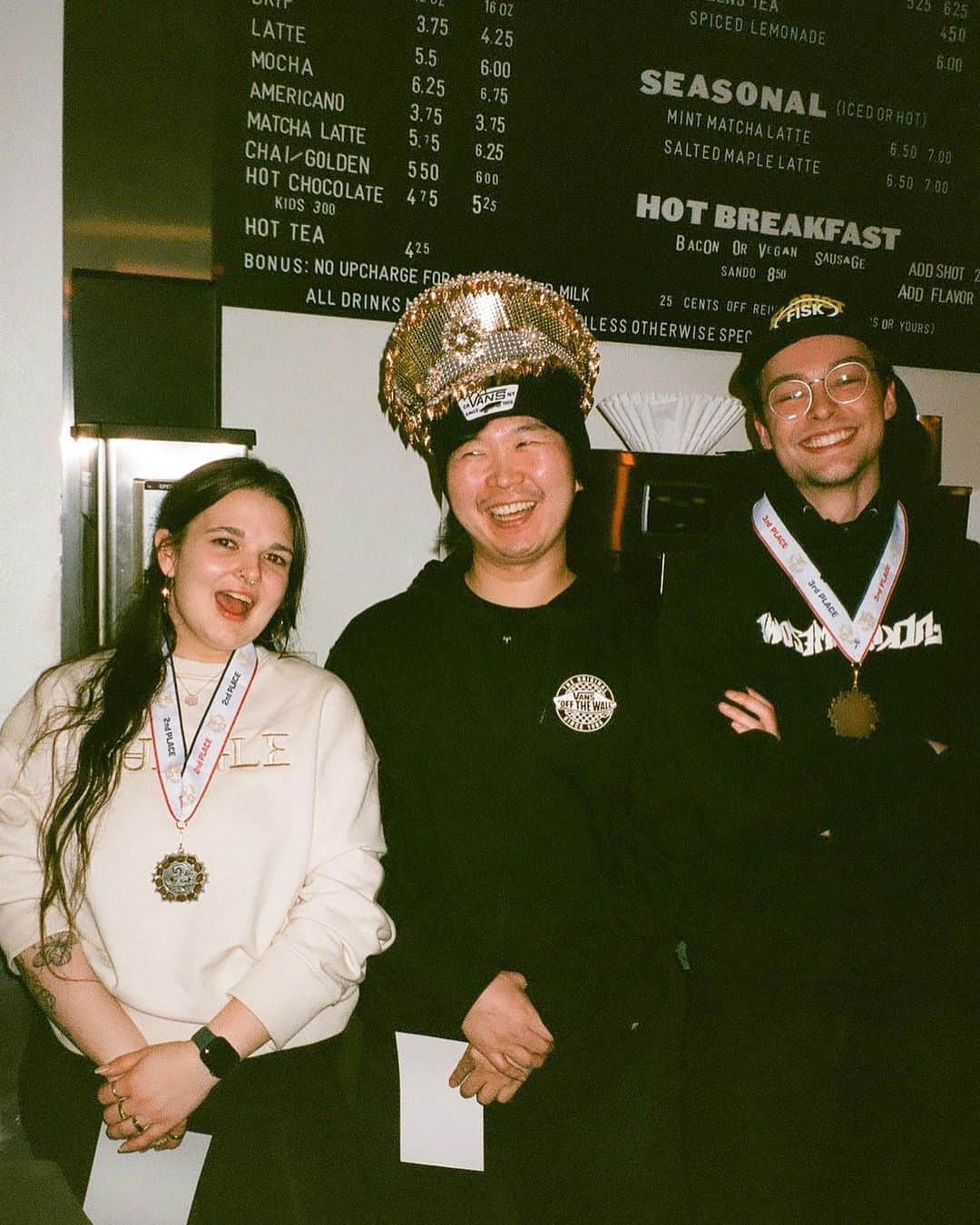 Stumptown Coffee Roastersのインスタグラム：「Photos from an internal latte art throw down with our Stumptown baristas + friends at @oatly ☕️❤️」