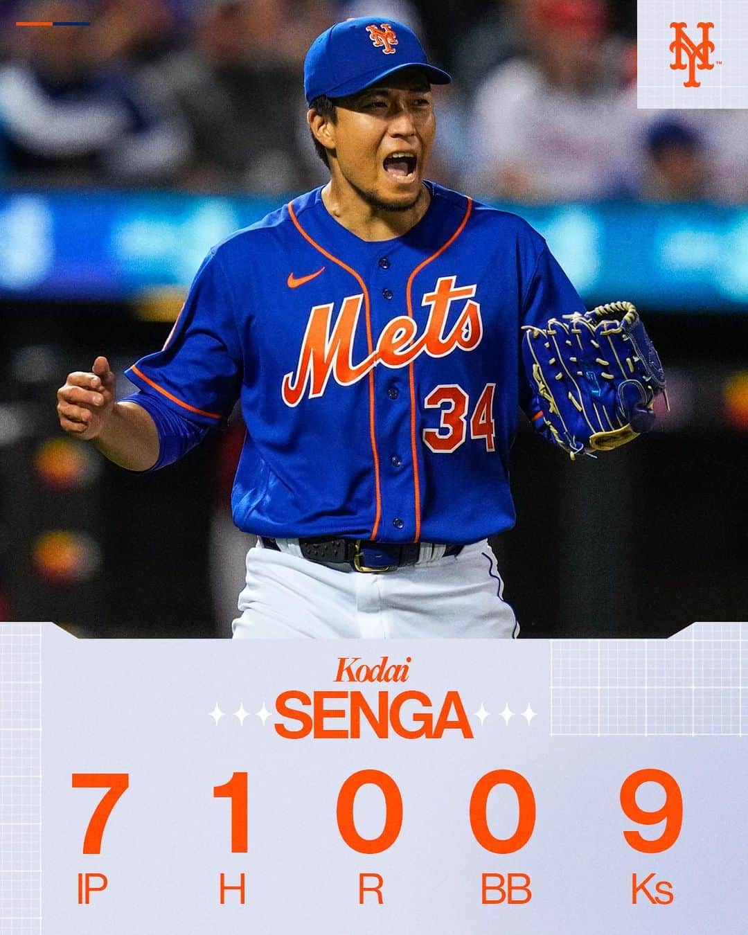 MLBさんのインスタグラム写真 - (MLBInstagram)「Kodai Senga spins a gem. 👻🔥」5月31日 10時10分 - mlb