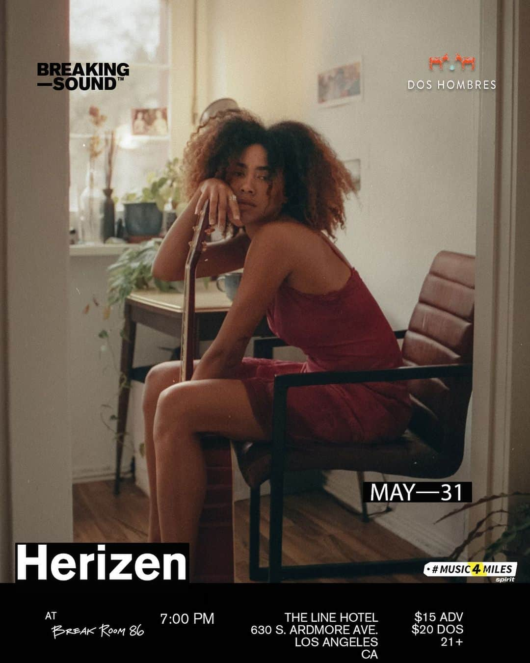 Herizen Guardiolaのインスタグラム：「Playing Tomorrow night @breakroom86 ~ticket link in bio come out and support the music 😘🧚🏽‍♀️」