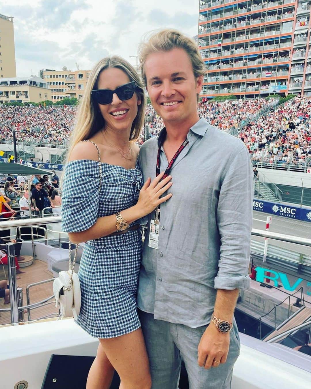 ニコ・ロズベルグのインスタグラム：「Monaco F1 with @vivianrosberg! Fantastic weekend hosting my own startup event around the track action…bringing together inspiring entrepreneurs who push the limits in the startup world!」