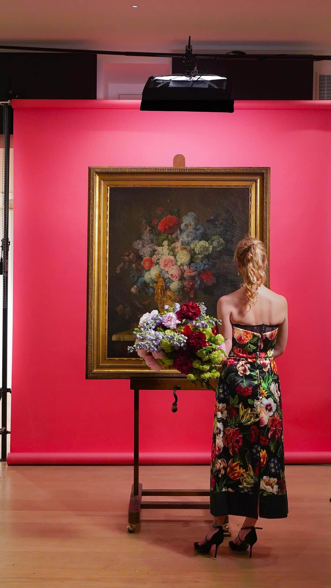 クリスティーズのインスタグラム：「Match With Art 💐 ⠀  One of the most sought-after artists of her day, Vallayer-Coster was a favourite of Marie Antoinette — yet somehow survived the French Revolution, and later sold two of her greatly admired flower paintings to the Empress Joséphine.⠀ ⠀ On June 15, her still life, a painting that the artist herself thought was her best, will be a highlight of Christie’s Paris Old Masters: Paintings - Sculpture Sale.⠀ ⠀ Anne Vallayer-Coster (1744-1818), An alabaster vase filled with flowers on a table, with a pineapple, peaches and grapes, 1783. Estimate: €600,000-€1,000,000.⠀ ⠀ 📹@matchwithart & Memento Fiori - @alexismaillot⠀ ⠀ #christies #christiesparis #annevallayercoster #matchwithart」