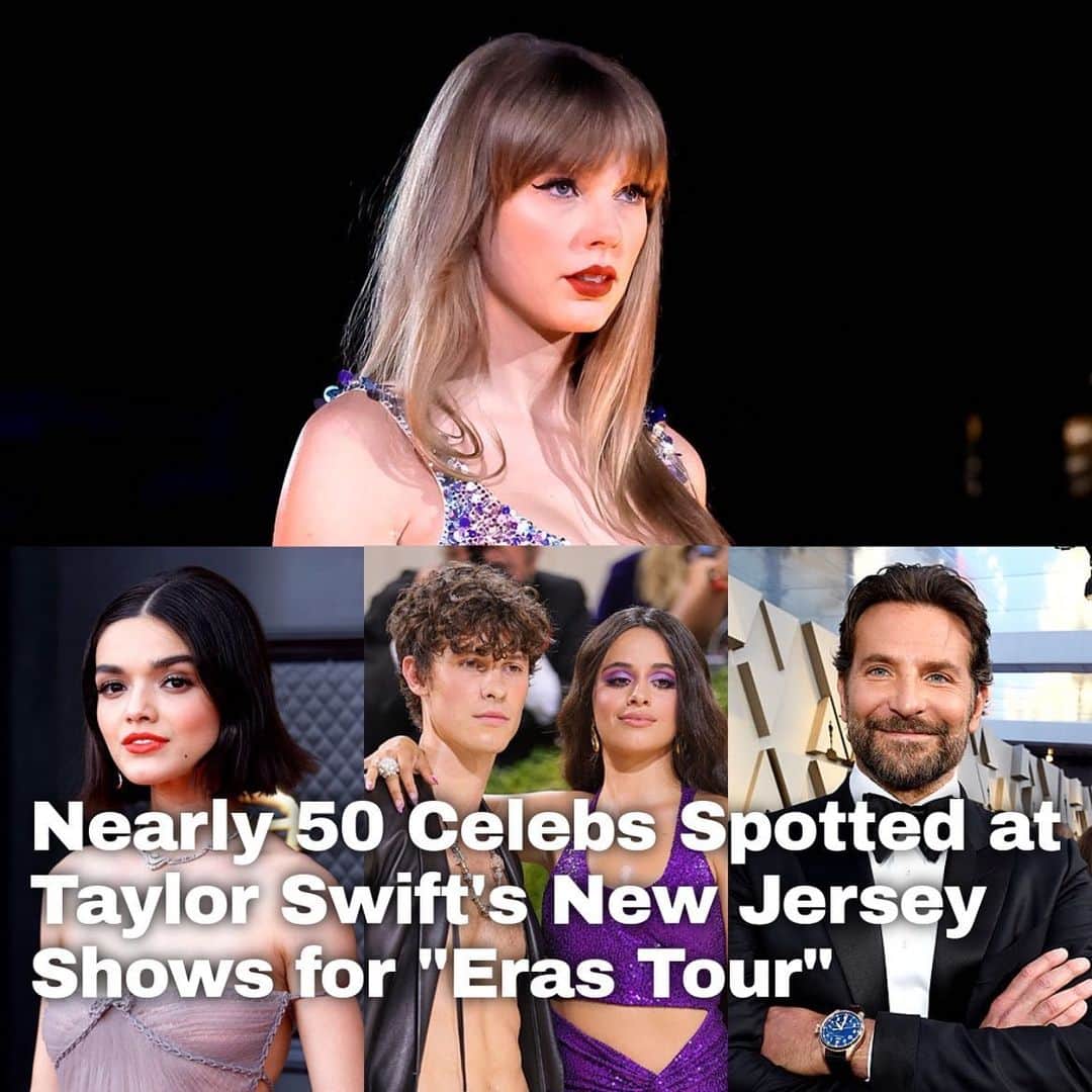 Just Jaredさんのインスタグラム写真 - (Just JaredInstagram)「We spotted nearly 50 celebs, including lots of A-listers, in attendance at Taylor Swift's three concerts in New Jersey this weekend. Some were in the VIP tents, some were in the stands with fans, and one even clarified to commenters that she bought her own tickets. Check out the full recap at the LINK IN BIO! #TaylorSwift #ErasTour Photos: Getty」5月31日 5時40分 - justjared