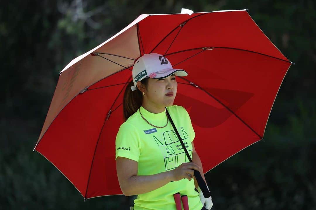古江彩佳のインスタグラム：「Bank of Hope LPGA Match Play   いつも応援ありがとうございます😊 マッチプレイに今年も出場出来て嬉しいです！  頭を使う難しいコースで決勝ラウンドまで進めてまたいい経験が出来ました！  そして試合期間中の5月27日で23歳になりました。 お祝いのメッセージなど送って下さった方ありがとうございました❣️  これからも楽しんで頑張ります😊」