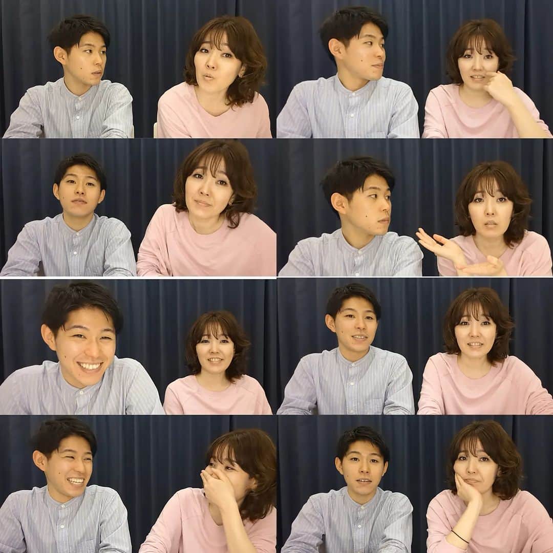 隅田美保のインスタグラム：「///  稽古の日々で、 特に載せる写真がないので… ぺちゃくらの写真のせとく  #隅田美保 #三澤康平 #YouTubeちゃんねる #ぺちゃくちゃ倶楽部 #コラージュ写真 #今までの投稿も新しい投稿もみてね」