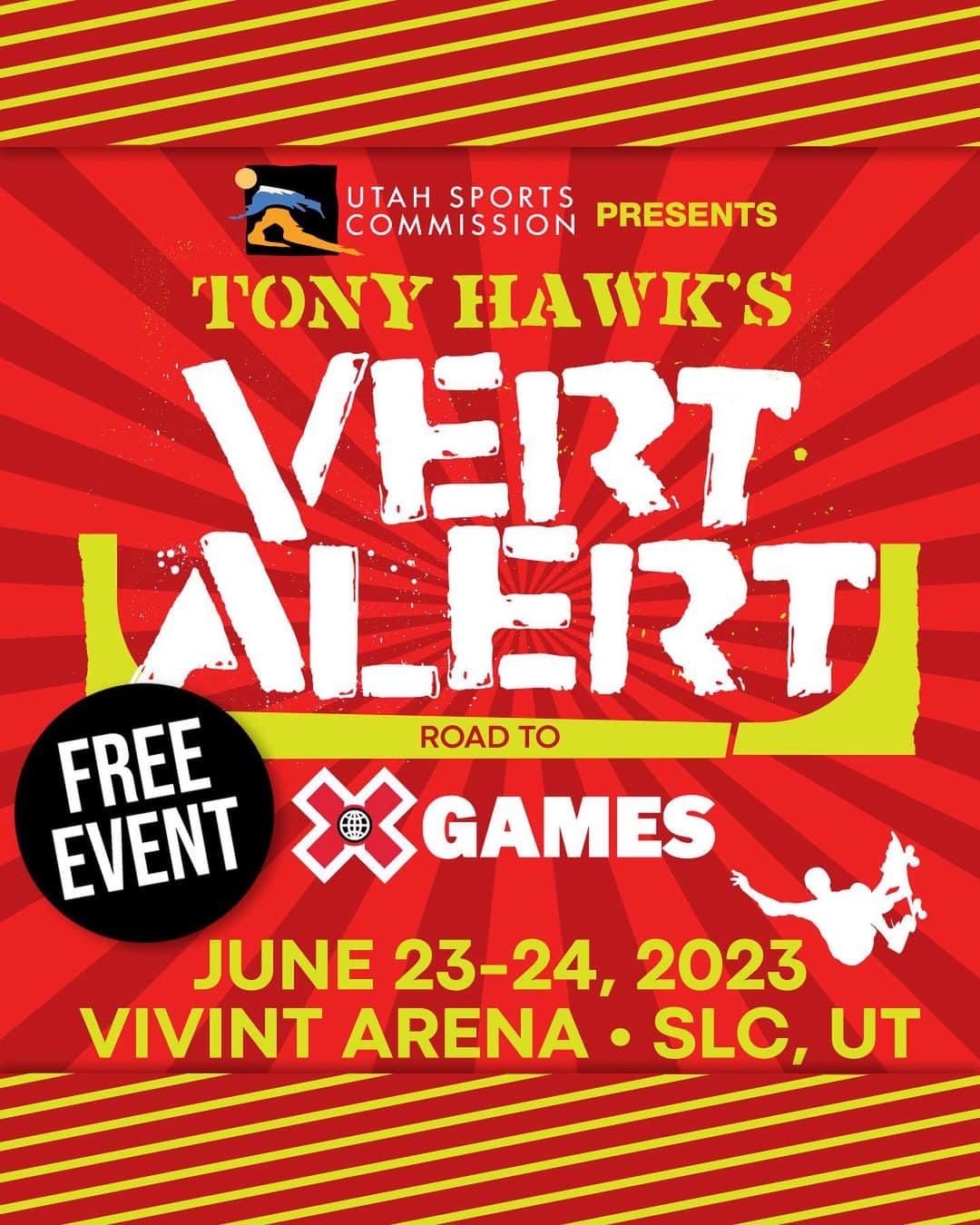 X Gamesさんのインスタグラム写真 - (X GamesInstagram)「Vert Alert is back! This time in @vivintarena June 23-24. Legends demo, pro vert (qualifier to @xgames) and best trick. Free to the public but limited VIP packages available. More info at thvertalert.com (link in bio). Big thanks to @stateofsport for for all the help! And I’ll be skating on two functional legs this time… 📷: @daveswift01」5月31日 9時02分 - xgames