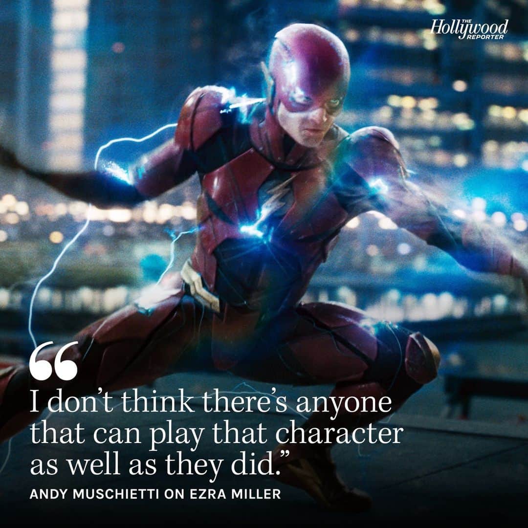 ハリウッド・リポーターのインスタグラム：「With #TheFlashMovie finally ready to hit the ground running, filmmaker Andy Muschietti is weighing in on whether he would want embattled star #EzraMiller involved in a possible sequel to the Warner Bros. superhero feature:⁠ ⁠ “If [a sequel] happens, yes,” he says about Miller potentially reprising Barry Allen in later projects. "The other depictions of the character are great, but this particular vision of the character, they just excelled in doing it. And, as you said, the two Barrys — it feels like a character that was made for them.” ⁠ ⁠ Hit the link in bio for more.」