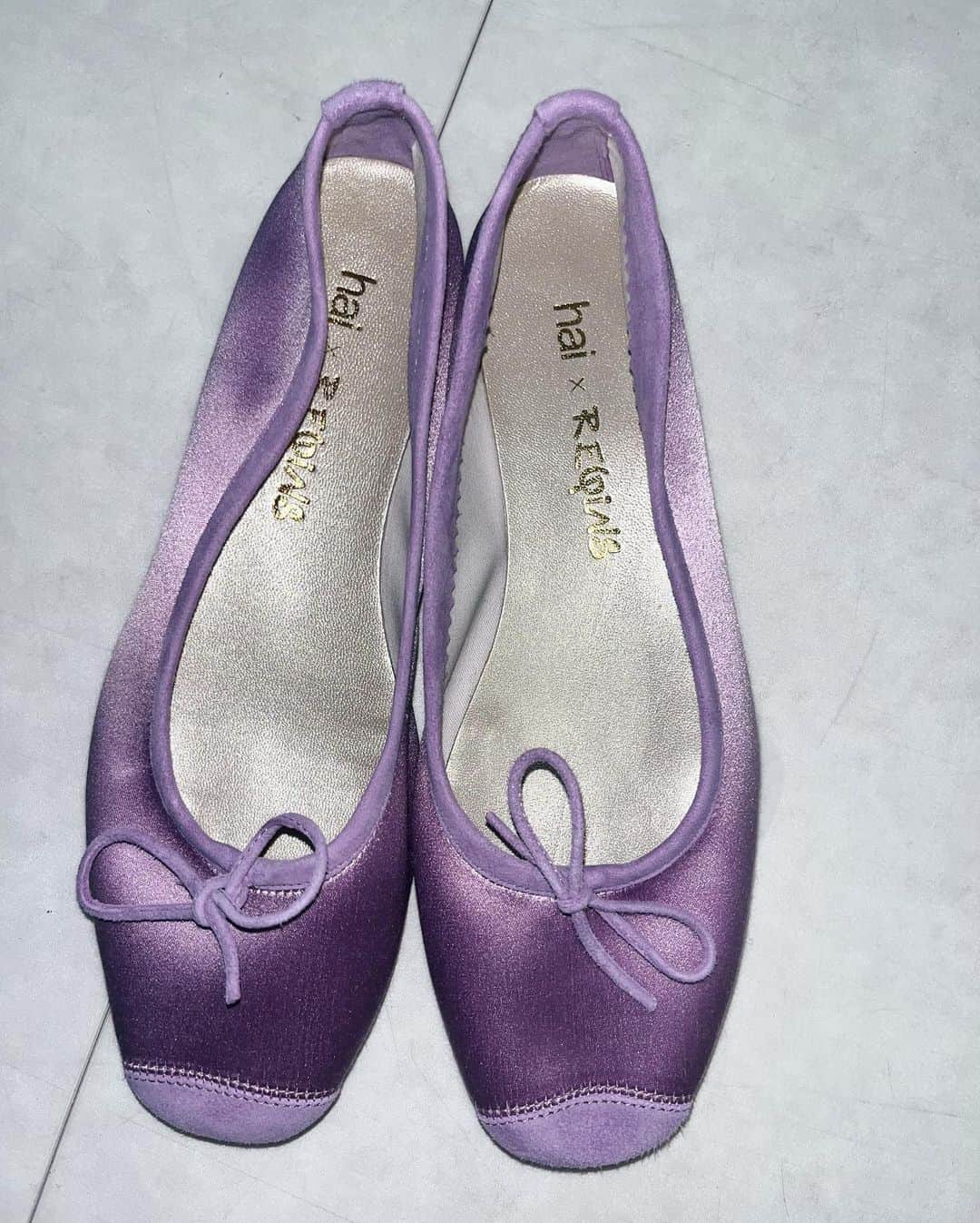 エディットフォールルさんのインスタグラム写真 - (エディットフォールルInstagram)「. HAI @homeofhai  6.2 11:00 new in 🩰  ballet shoes col:puple,black,pink,green ¥19,000+tax  .」5月31日 19時09分 - editforlulu_official