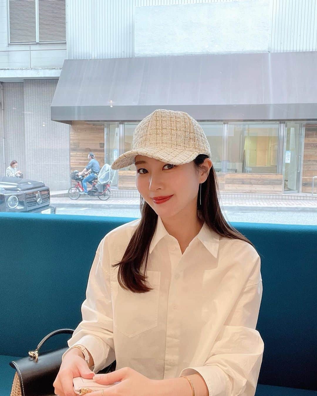 ハンナミのインスタグラム：「🧢☕️  ひさしぶりのブルーボトル ♪」