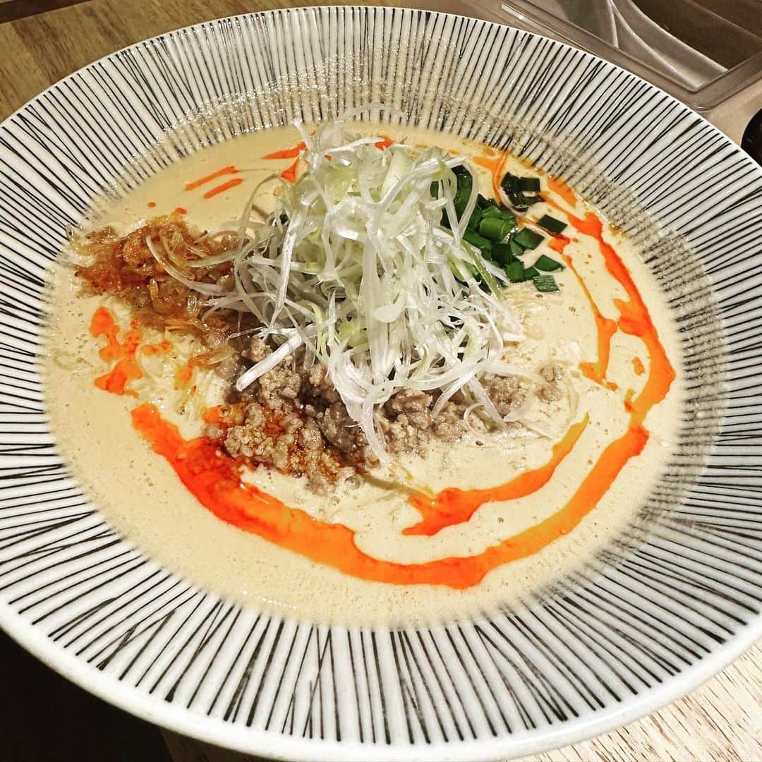 マッコイ斉藤のインスタグラム：「濃厚坦々麺 #麺処一龍  #新富町」