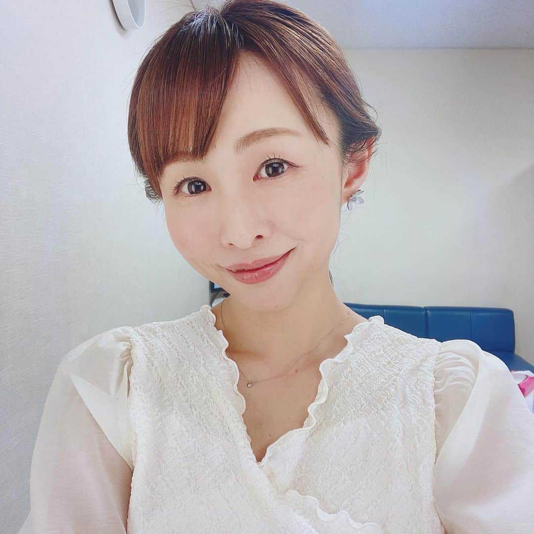 大堀恵のインスタグラム：「お仕事終わりにパチリっ。✨ #お仕事」