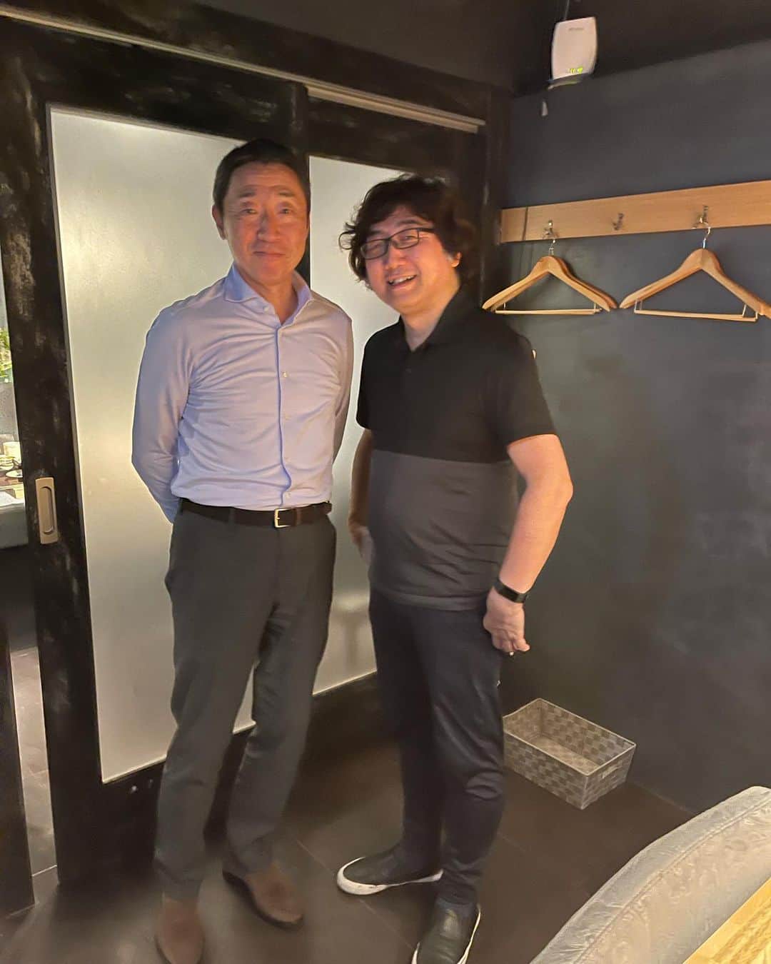 森川亮のインスタグラム：「化粧品業界の先生と。」
