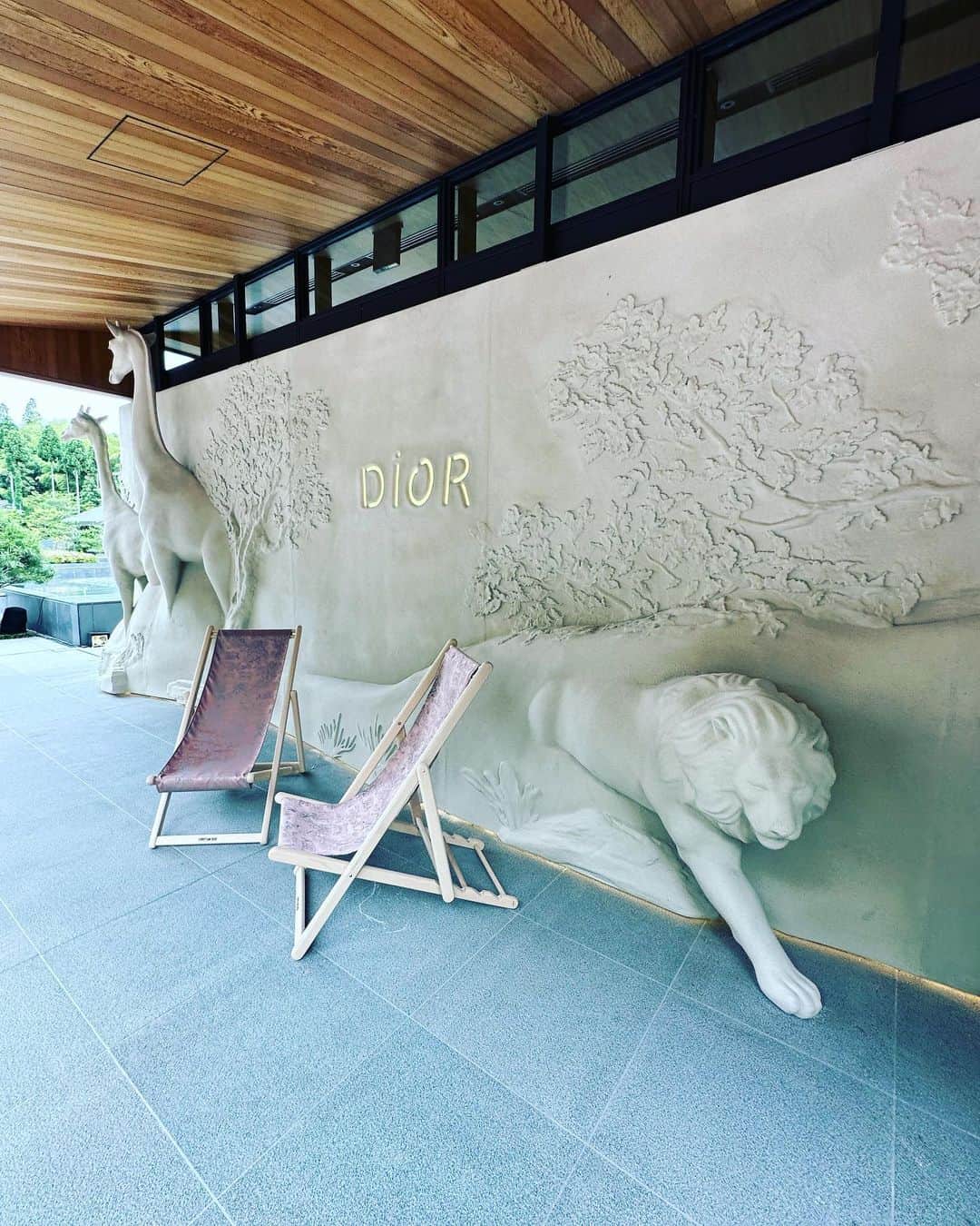 田中杏子さんのインスタグラム写真 - (田中杏子Instagram)「京都のROKU HOTEL, LXR Hotels & Resorts にて開催されているDIORIVIERA POP-UP KYOTO にて、久しぶりにコウちゃんに会えた❤️ルン。  POP-UPのための素晴らしい空間に素敵なコレクションの数々💕 この時期に京都にくるならぜひ尋ねてみてください。気分上がりますよ💯💕🥰  POP-UPは6月1日から7月2日まで。 写真最後の２枚、プールサイドのDIORIVIERAは.宿泊ゲストのみに開放されている場所だそうです💕　うっとり。  #dioriviera  #akotanaka」5月31日 15時00分 - akoakotanaka