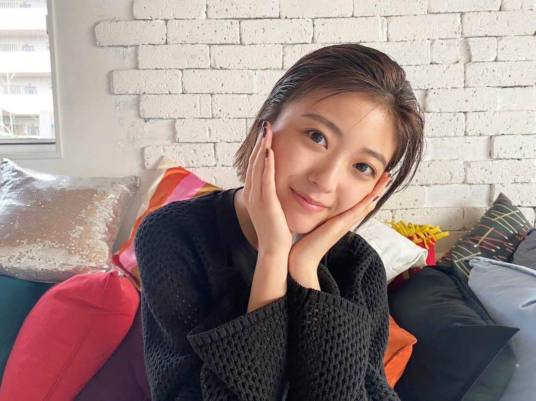 工藤美桜のインスタグラム：「昨日も今日もとても楽しいお仕事でにっこにこでした…☺️え〜！早く見てもらいたいな！」