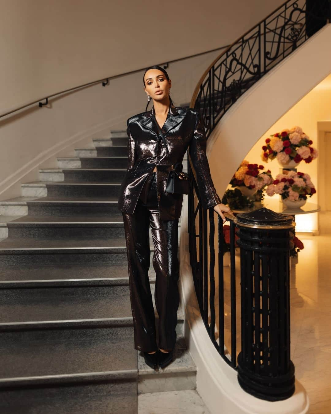 ジェニーさんのインスタグラム写真 - (ジェニーInstagram)「Nabilla Vergara attended the “Magnum x JVKE” event during the 76th Cannes Film Festival in a GENNY metallic total look.  #Cannes2023 @nabilla  @festivaldecannes」5月31日 17時00分 - gennyofficial