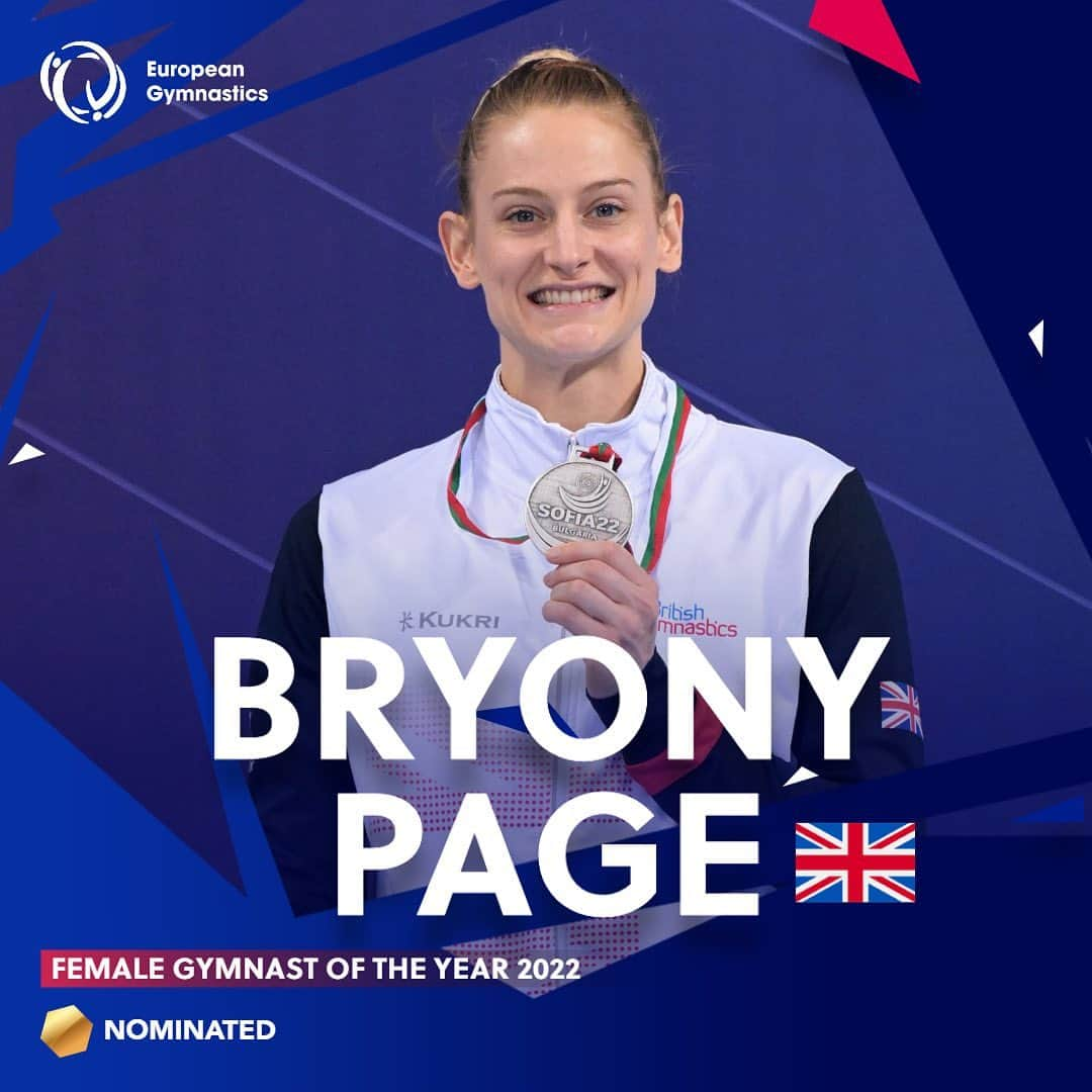 ブライオニー・ペイジさんのインスタグラム写真 - (ブライオニー・ペイジInstagram)「Another standout year for a @britishgymnasticsofficial great 🇬🇧  Like this post to vote for @bryony_page as your Female Gymnast of the Year!  #Gymnastics」5月31日 18時07分 - bryony_page