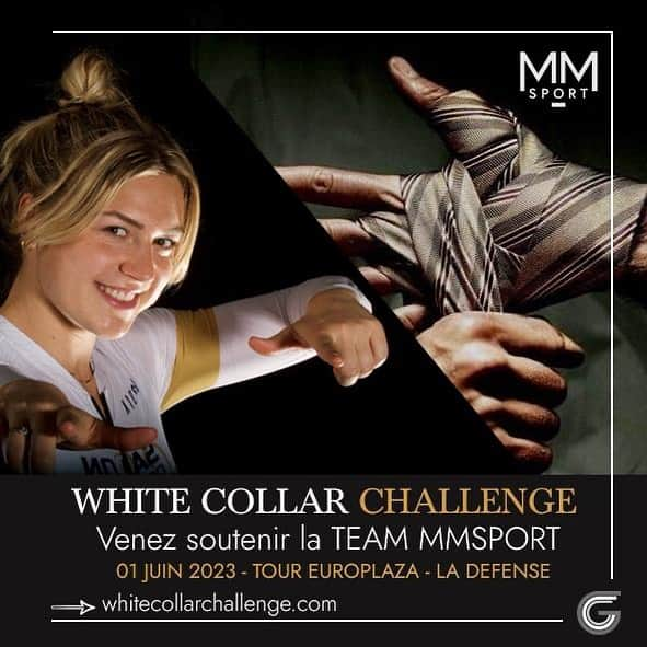 マチルド・グロさんのインスタグラム写真 - (マチルド・グロInstagram)「LE WHITE COLLAR CHALLENGE  🥊 C’est une soirée cocktail  inter-entreprises, ✨ Mais c’est surtout un évènement qui rassemble le Sport et le Caritatif. Les fonds collectés pour l'édition 2023 soutiendront la Team MMSPORT dont je fais partie. 🫶🏼 🙏 Au travers de ce dispositif, @mmsport_ nous accompagne dans notre préparation olympique.  C’est demain soir. Vous aurez l'occasion d'assister à 9 entraînements de boxe d'adhérents de la communauté MMSPORT.  #soutien #championship #partenariat #athletehautniveau #caritatif #solidaire #paris2024  Crédit photo : ridemylife.photo」5月31日 18時19分 - gros_mathilde