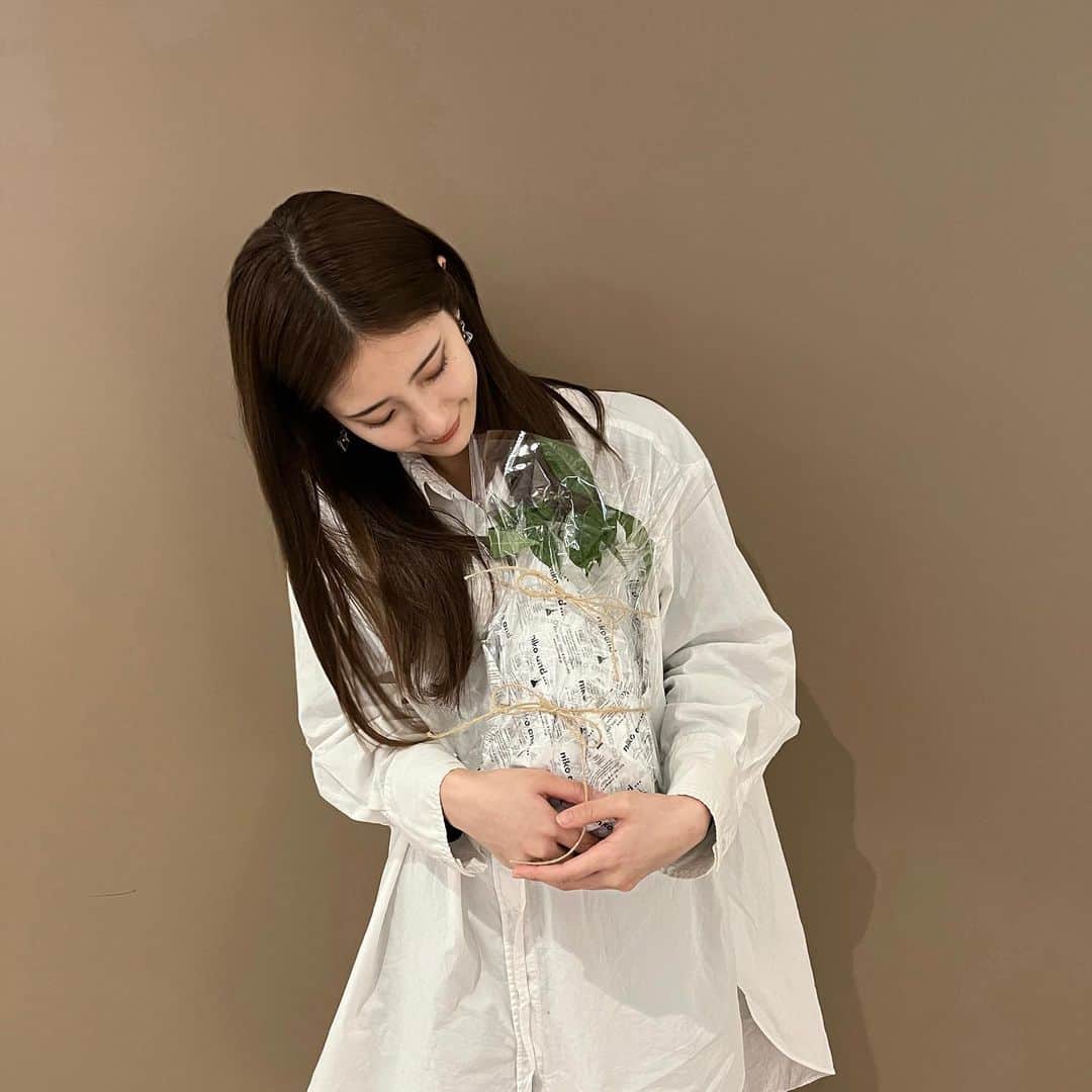 大西陽羽のインスタグラム：「パキラ‪🌱‬‪‬」