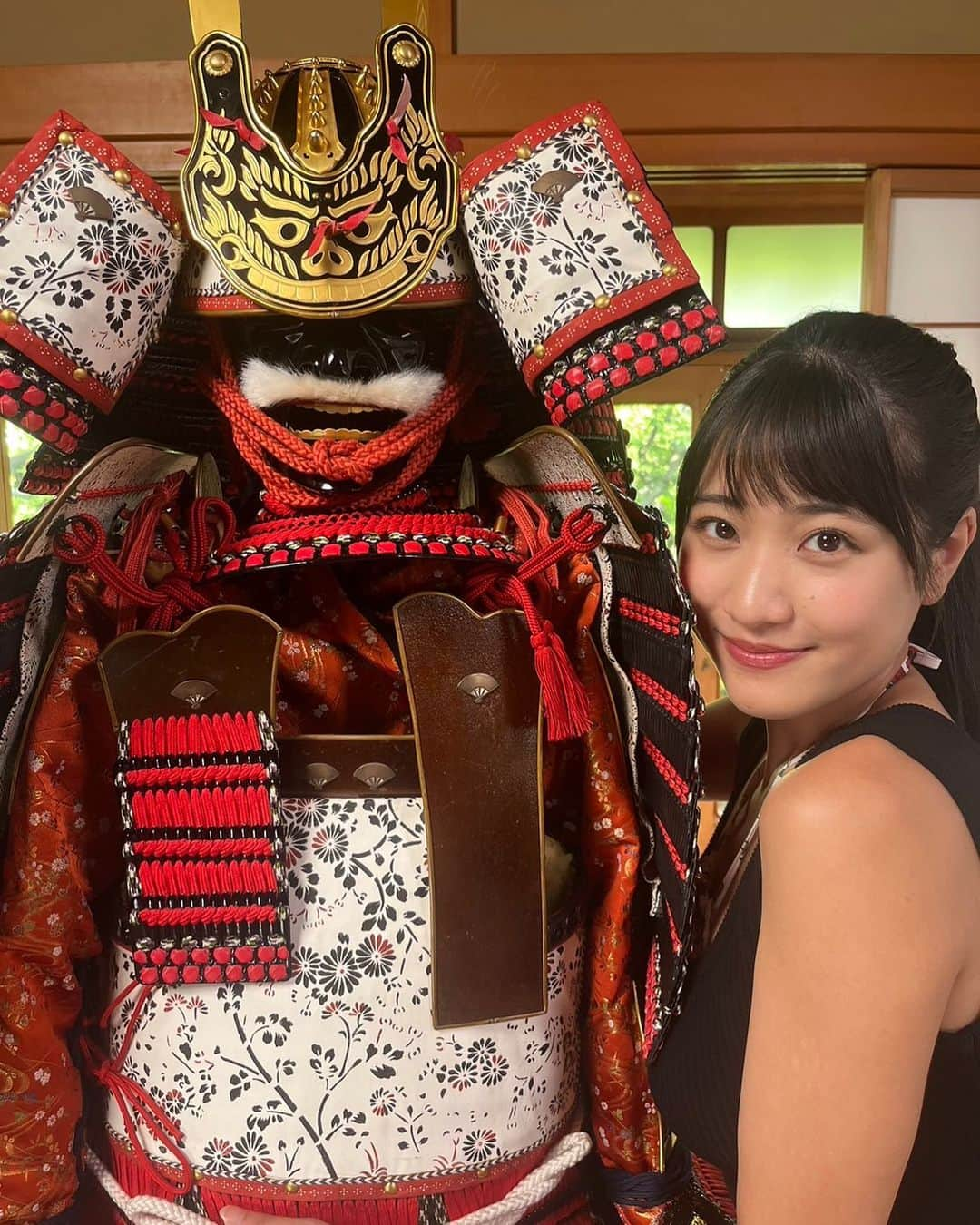 岡本杷奈さんのインスタグラム写真 - (岡本杷奈Instagram)「今日はフジテレビONEさんの番組  #鎧美女 の収録でした☺️❤️‍🔥❤️‍🔥  貴重な体験ばかりで楽しい時間でした☺️🫶 そして岡本節もちろん全開✌️  放送日 6/26(月)24:30~25:00 7/12(水)24:00~24:30 になります✨✨たのしみにしててね✨   #グラビア  #グラビアアイドル  #フジテレビONE  #鎧  #いいねください  #フォローお願いします」5月31日 21時01分 - hana_____1216