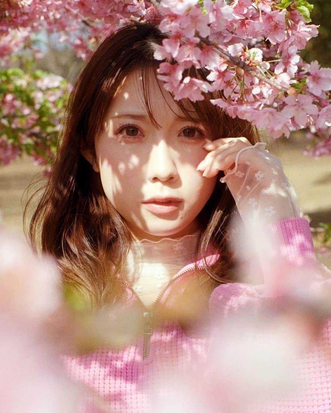 大河もものインスタグラム：「また来年桜みようね…🌸ෆ˚*  #portrait  Photo @harunaoi_photo   #portraitphotography #🌸 #japan」