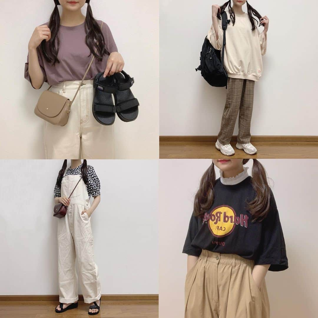 みさねしふくさんのインスタグラム写真 - (みさねしふくInstagram)「着回し力抜群の夏服がお得に手に入る @cham.official_ の期間限定SALEは今日まで！⚠️ㅤ まだ見てない人はオンラインストア見てみてね💨💨ㅤ ㅤ 困った時に見る脚を出さないコーデ👖ㅤ 参考になったら保存すると後から見やすいよ🫢ㅤ ㅤ 結構リクエストも多かったからいろんな人に見てもらえると嬉しいな🐨ㅤ ㅤ ㅤ ㅤ  #tシャツ #tシャツコーデ #コーデ #服 #着画 #古着コーデ #古着女子 #古着mix #フルジョ #カジュアルコーデ #おしゃれ #夏コーデ #夏服コーデ #夏服 #韓国ファッション #ゆるコーデ #オーバーサイズ #着回し #着回しコーデ #きょコ #今日のコーデ #ファッション #gu #guコーデ #guコーデ部 #ジーユー #ファッションコーデ #ボーイッシュコーデ」5月31日 21時16分 - misaneshifuku