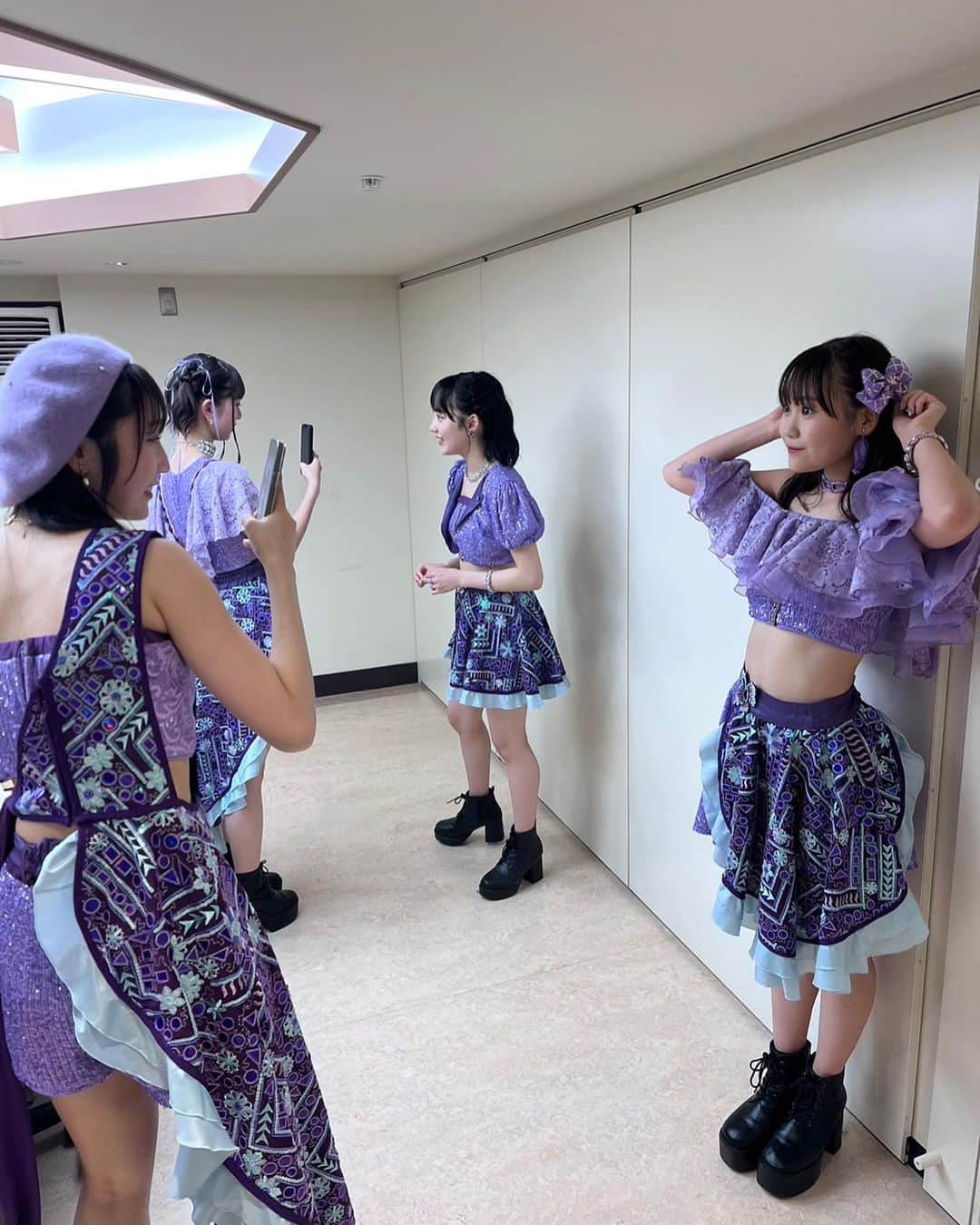 植村あかりさんのインスタグラム写真 - (植村あかりInstagram)「⁡ ⁡ ⁡ 開演前と終演後 ⁡ ⁡ #juicejuice#10thjuice」5月31日 22時26分 - akari_uemura.official