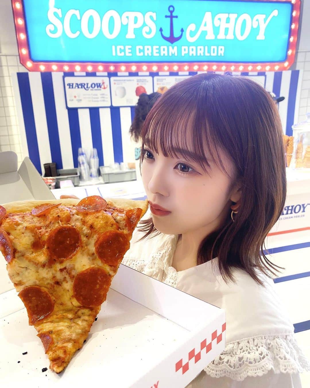 落合希来里さんのインスタグラム写真 - (落合希来里Instagram)「Netflix popup 🍕🍕🍕  #netflix #pizza #icecream #delicious」5月31日 22時30分 - _ochiaikirari_