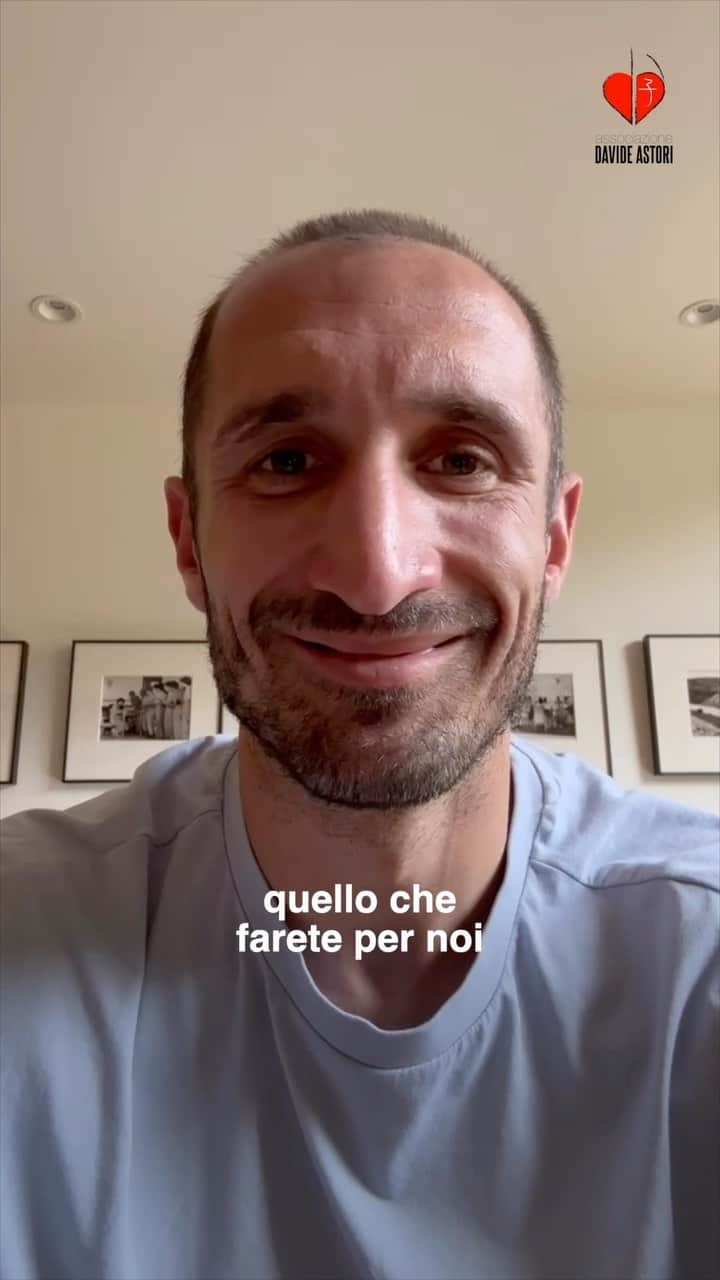 のインスタグラム：「Grazie per il sostegno e per le belle parole @giorgiochiellini ♥️ #AssociazioneDavideAstori」