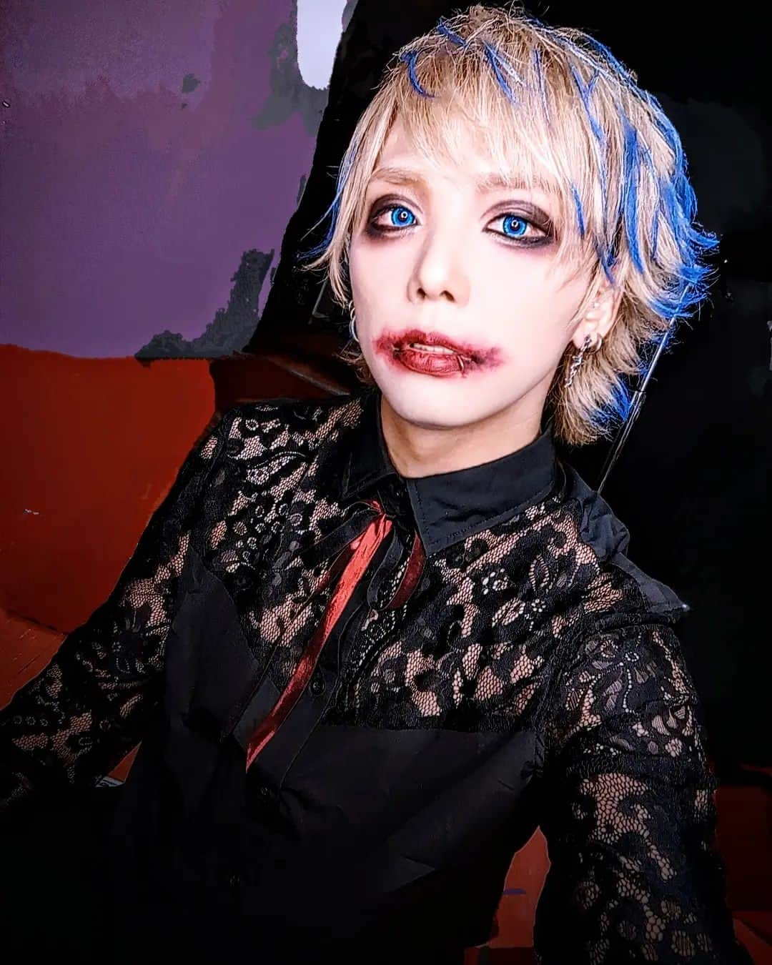 HIROのインスタグラム：「『GW~Greedy Week~Third Season』-NOCTURNE編-SHIBUYA REX 撃破!!!ファイナルにしてビジュこってり覚醒したのでは🤦🔥またやりたいな🫨  #lip #hairstyle #visual #グラデーションカラー #素敵やん」