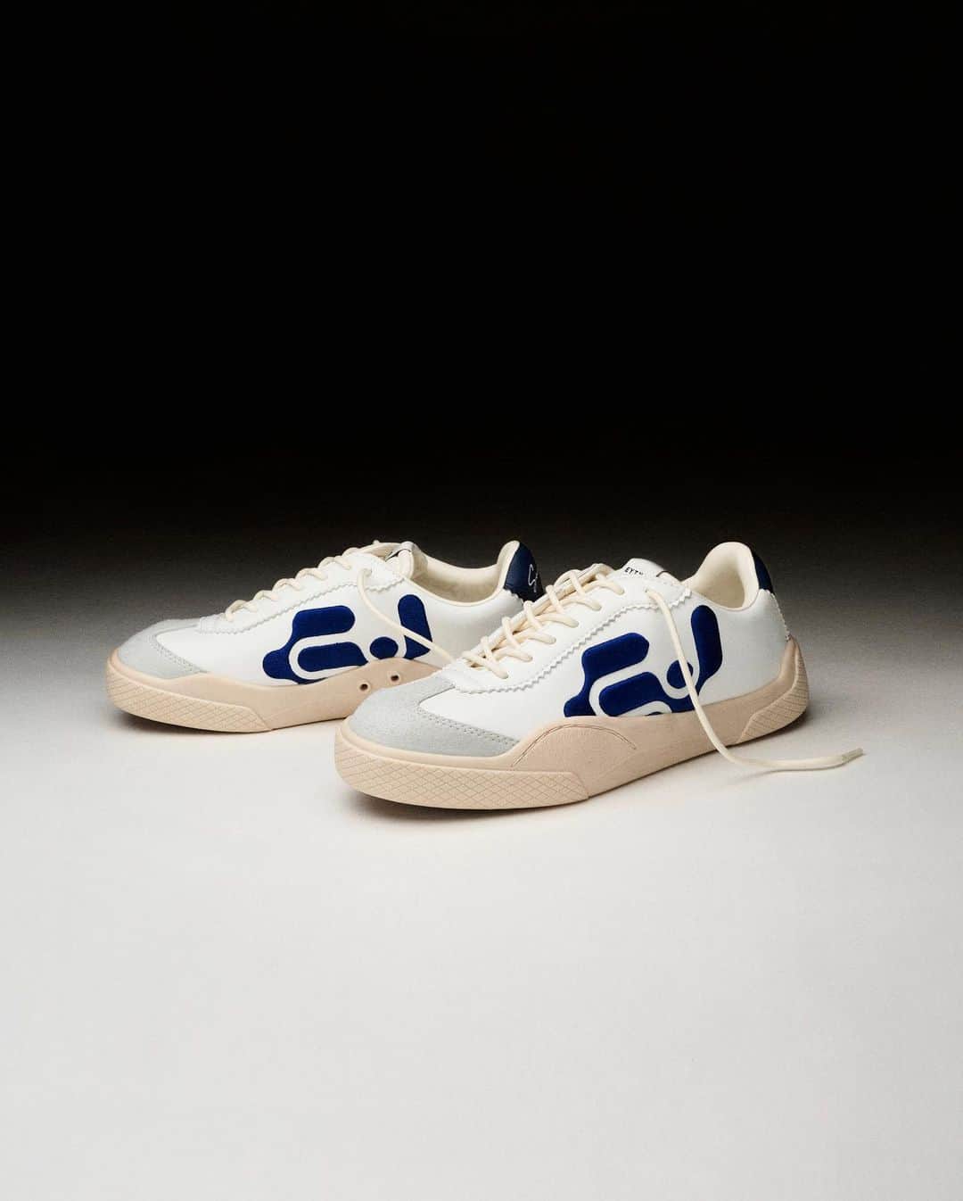 エイティーズのインスタグラム：「In it for the journey.  Discover the timeless Santos sneakers, now available in vegan leather.」