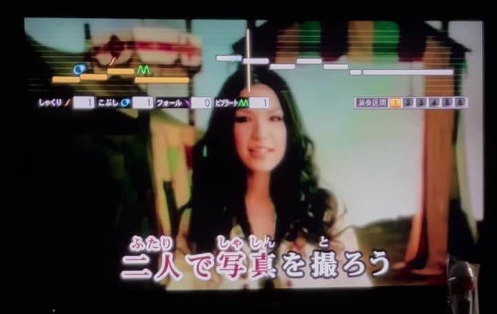 南キカのインスタグラム：「採点バー外れたら終了ゲームひとりでしてたんだけど最後のバー不意打ちすぎオワタ。 所々あぶなっかしい。👁️」
