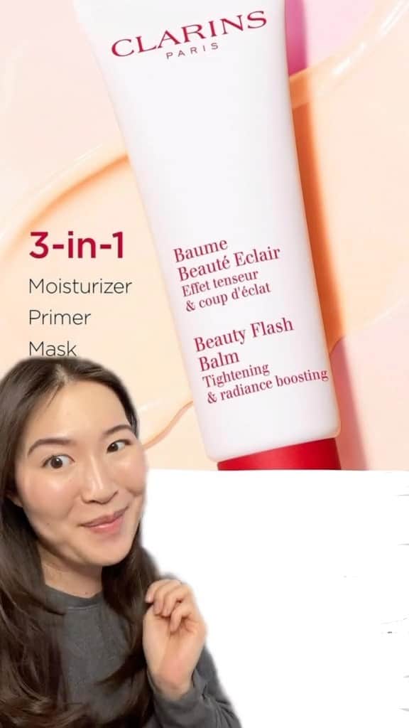 CLARINSのインスタグラム：「A little 411 on Beauty Flash Balm   #Clarins #beautyflashbalm #skincare #multipurposeproduct #beautytips」