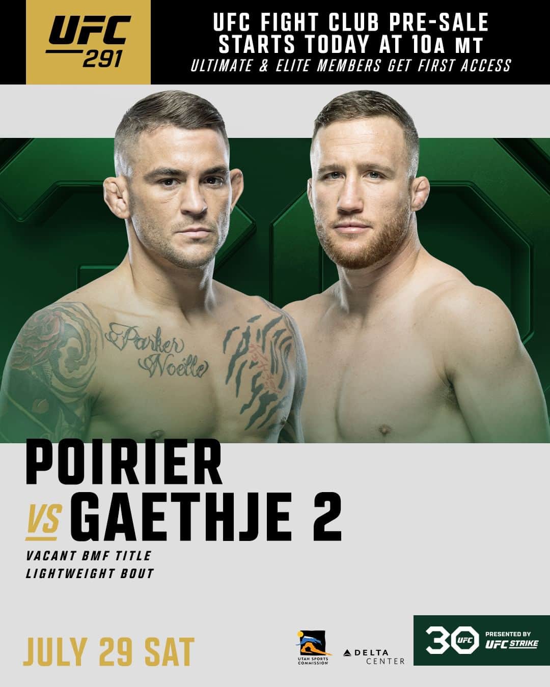 UFCさんのインスタグラム写真 - (UFCInstagram)「Poirier vs Gaethje 𝑷𝑨𝑹𝑻 𝑰𝑰 😤  The UFC Fight Club Pre-Sale for #UFC291 officially starts NOW 🔗 Link In Bio  Sat. Jul 29 | @VivintArena @StateOfSport #stateofsport」6月1日 1時00分 - ufc