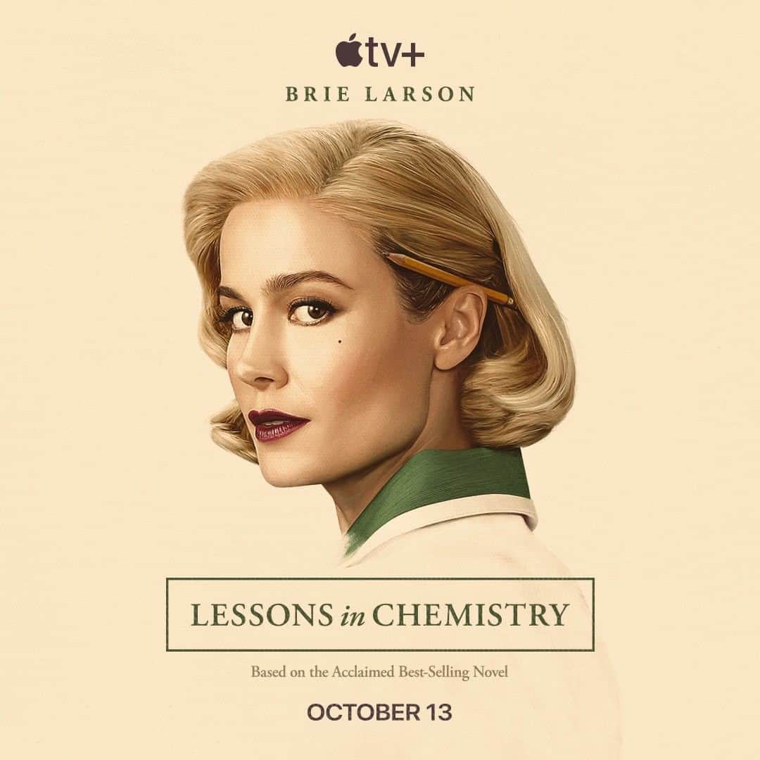 ケヴィン・サスマンのインスタグラム：「Apple just announced the premiere date for #LessonsInChemistry - October 13. This was a fun project - hope you'll check it out!」