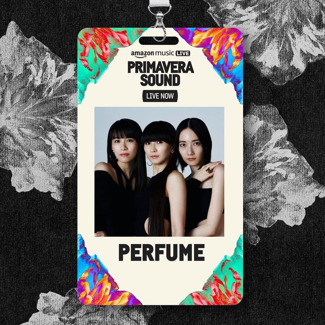 Perfumeのインスタグラム：「「Primavera Sound Barcelona 2023」 Perfumeのステージが Twitch/Prime Videoにて生配信決定🇪🇸💫  日本時間では6/2(金) 5:55AM〜放送予定🫶🏻 ぜひ画面越しに一緒に盛り上がりましょう！  Amazon Music’s channels on Twitch will broadcast an exclusive livestream of several Primavera Sound performances in Barcelona and Perfume's show is included on the lineup! Make sure yot to check out our show wherever you are! - link in stories  #prfm」