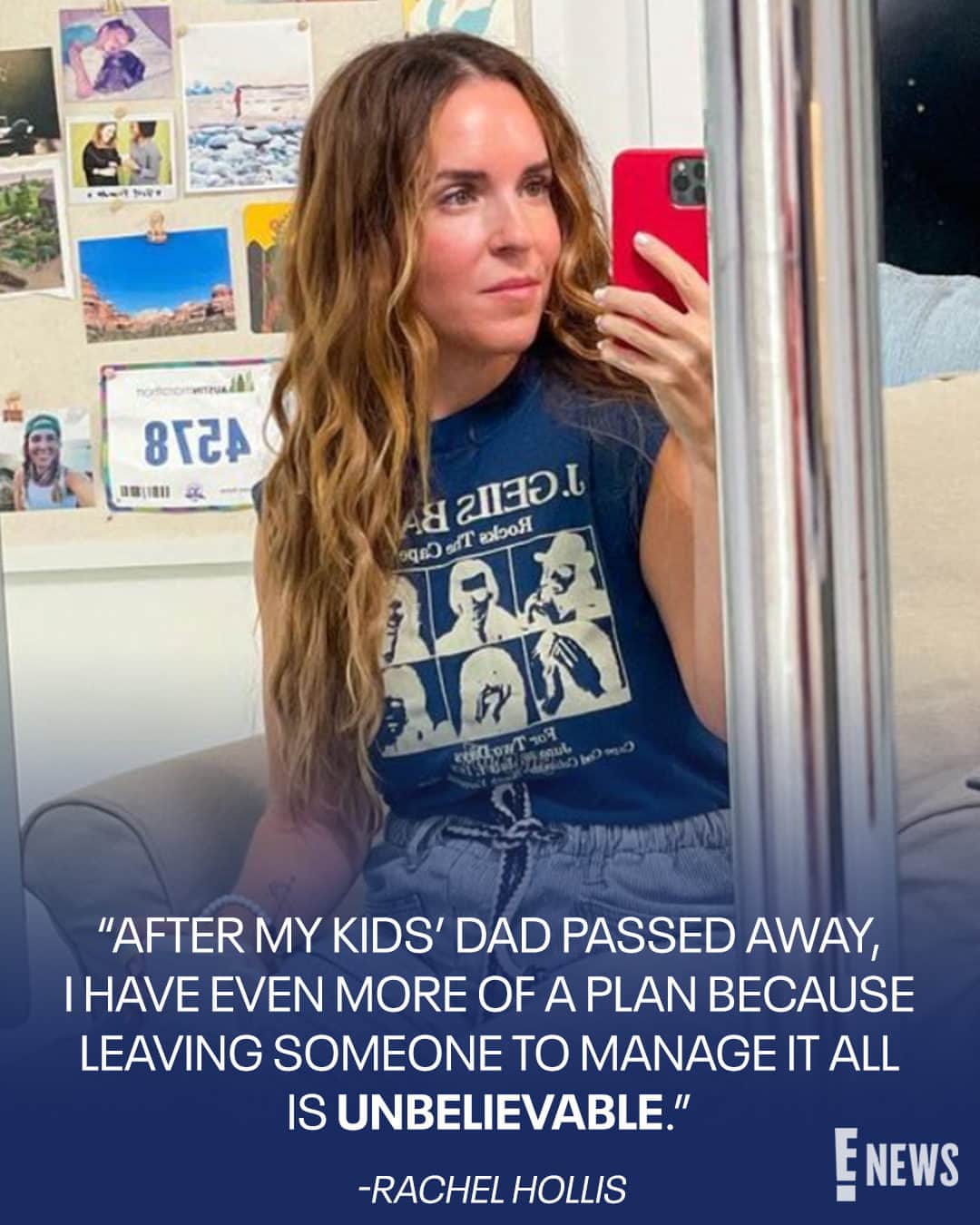 E! Onlineさんのインスタグラム写真 - (E! OnlineInstagram)「Author Rachel Hollis shared how she has been coping with the death of her ex-husband and former Disney exec, Dave Hollis. 💔 She reflects on the "unbelievably intense" 4 months at the link in our bio. (📷: Getty)」6月1日 3時10分 - enews