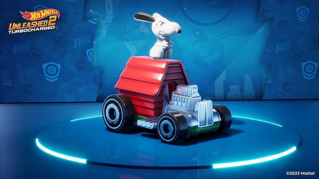 スヌーピーのインスタグラム：「Prepare yourself for crazy new adventures on the most adrenaline orange tracks! Hot Wheels Unleashed 2- Turbocharged is coming on October 19th!」