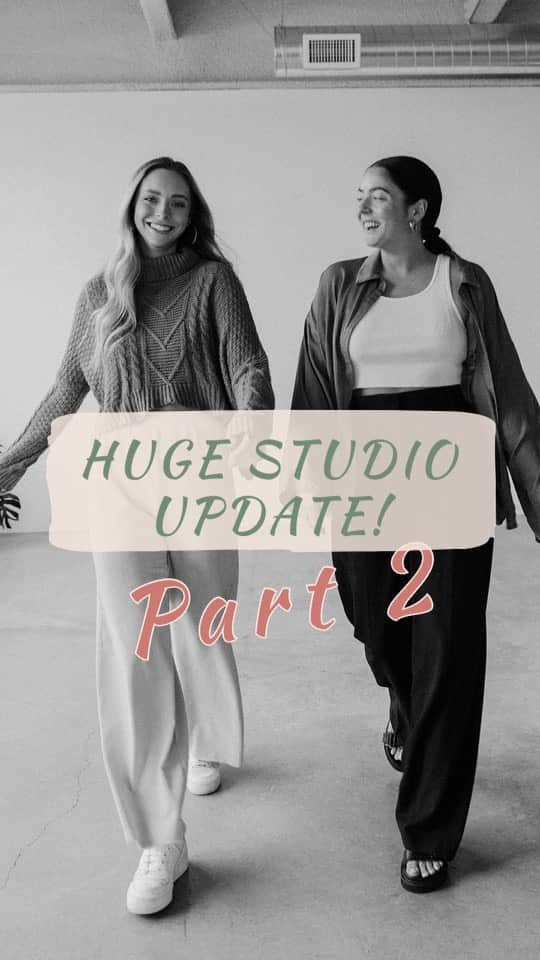 Haley Wightのインスタグラム：「STUDIO/LIFE UPDATE PART 2 🤍 This has been a wild ride and we’ve gone through A LOT of ups and down but we are feeling more sure of this decision than ever! We want to thank our @daela_co family for everything they’ve done for us during these hard times, couldn’t have done it without them 💕 We can’t wait to share construction updates and everything with this whole process with everyone. Stay tuned!!!」