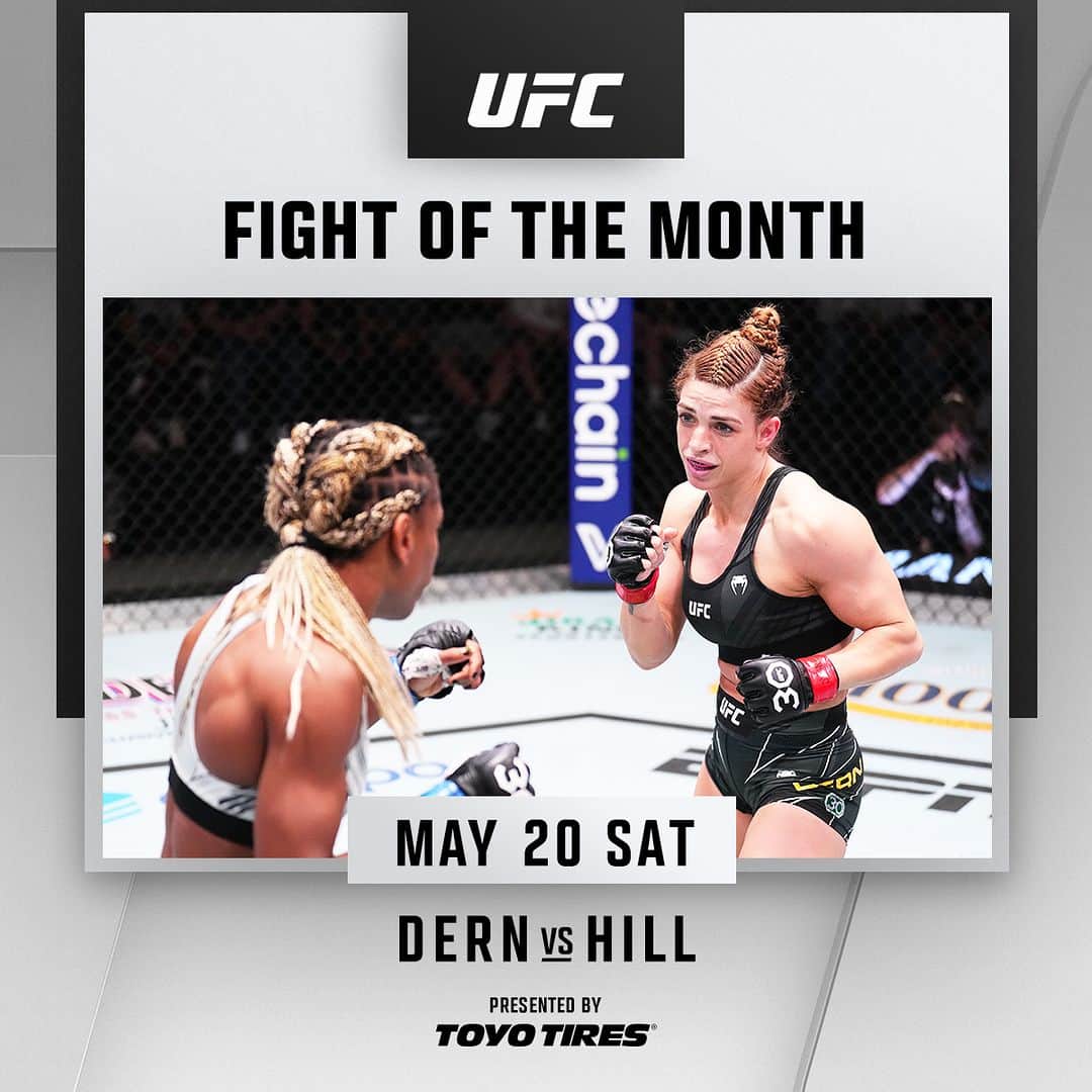 UFCさんのインスタグラム写真 - (UFCInstagram)「An epic, 5-round battle between these two ladies earns your FOTM honors for May 👏👏👏  @MackenzieDern @AngieOverkill | B2YB @ToyoTires」6月1日 4時00分 - ufc