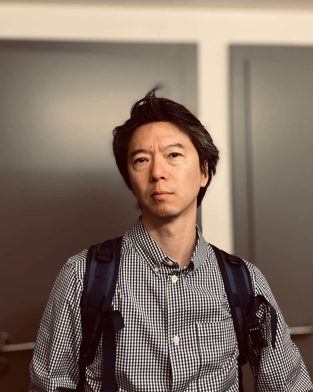 小林十市のインスタグラム：「#selfportrait #middleageman」