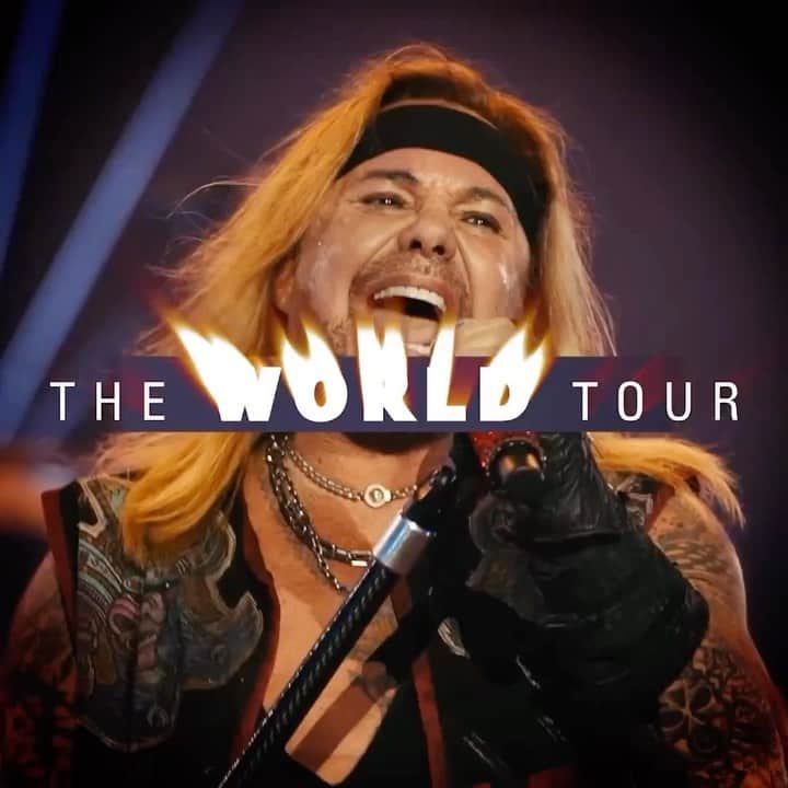 ヴィンス・ニールのインスタグラム：「🇦🇺 AUSTRALIA! 🇦🇺 MÖTLEY CRÜE & @defleppard ANNOUNCE 2023 AUSTRALIAN DATES FOR ‘THE WORLD TOUR’ 🔥 We are heading Down Under!   Head to Motley.com for info and ticket links.   Mötley Crüe fan pre-sale: (details to follow) Commences Friday, June 2: Brisbane and Melbourne kicking off at 9am, and Sydney at 10am, running for 72 hours.  Vodafone 48 hr pre-sale: Commences Monday, June 5  Live Nation pre-sale: Commences Wednesday, June 7」