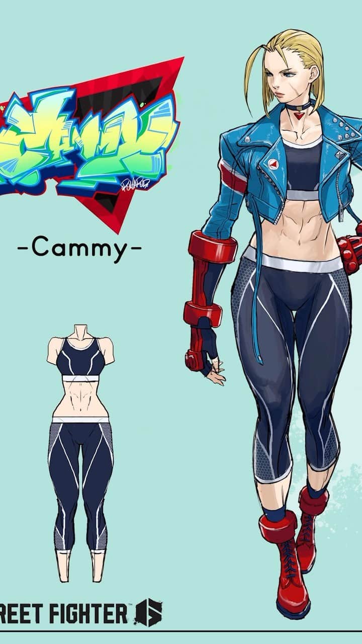 PlayStationのインスタグラム：「Check out the concept art for Cammy’s Street Fighter 6 redesign. 🥊🇬🇧 Capcom explains how Cammy and the classic World Warriors got their #SF6 glow-ups over on PlayStation Blog.」