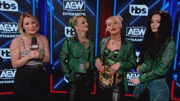 トニー・ストームのインスタグラム：「@tonistorm_ will be defending her #AEW Women’s World title this weekend at House Rules! Watch #AEWDynamite on TBS」