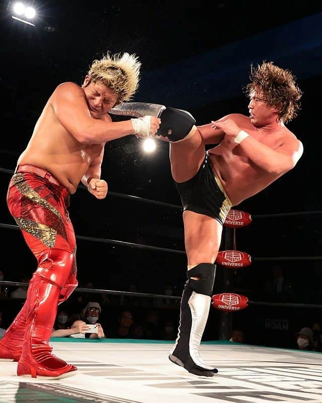 プロレスリング・ノアさんのインスタグラム写真 - (プロレスリング・ノアInstagram)「2023.5.31 新宿FACE 【SUNNY VOYAGE 2023】  拳王vs中嶋“金剛のケジメ”大激闘45分フルタイム。 プロレスで語り合った両雄に場内からは鳴り止まない拍手。 . . 🖥見逃し配信はWRESTLE UNIVERSE‼️ 👀https://www.wrestle-universe.com/lives/nH9SQuHBtYnYiBrnXjmEJ2 . ■プロレスリング・ノア大会スケジュール・チケット詳細はこちら↓ https://www.noah.co.jp/schedule/ -詳しくはプロフィール画面に記載のURLからご覧ください- . 🔥NOAHを見るならWRESTLE UNIVERSE‼️🔥 . 🖥️【WRESTLE UNIVERSEはこちら】 👀https://www.wrestle-universe.com/ . . Hello to all Pro-Wrestling fans overseas!! WRESTLE UNIVERSE ,the leading wrestling video subscription site,Please register!! . ⏯️WRESTLE UNIVERSE is here!! 👀https://www.wrestle-universe.com/ . . . #noah_ghc #プロレスリングノア #prowrestlingnoah #プロレス #prowrestler #prowrestling #ABEMA #wrestleUNIVERSE #プロレスフォト #instaprowrestling」6月1日 11時52分 - noah_ghc