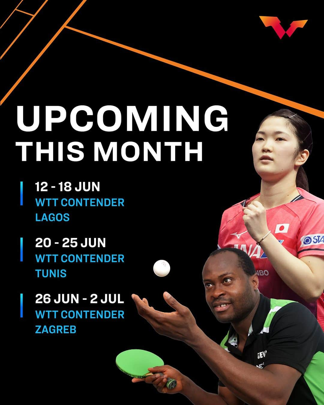 ITTF Worldさんのインスタグラム写真 - (ITTF WorldInstagram)「With much to look forward to from #WTTContender, #WTTStarContender and #WTTYouthSeries events, there's a lot coming 🔜 this June! 👀🌟  #TableTennis #PingPong」6月1日 13時00分 - wtt