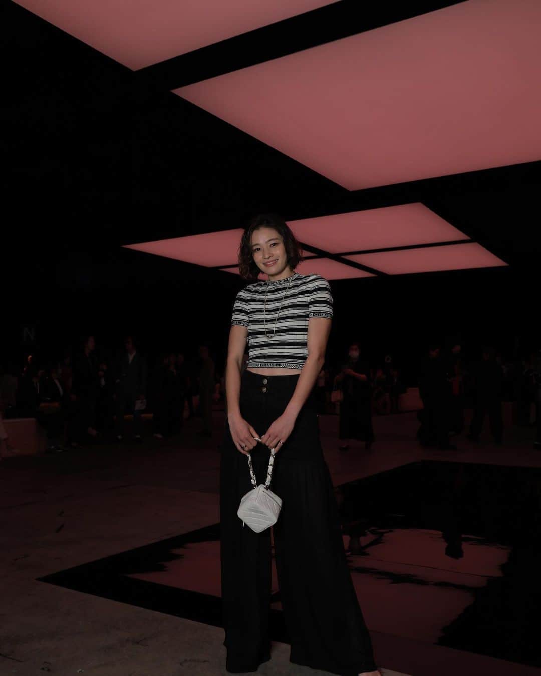 才藤歩夢のインスタグラム：「. 2022/23  Métiers D’art Show in Tokyo🇯🇵  @chanelofficial  #CHANELMetiersdArt #CHANELinTokyo」